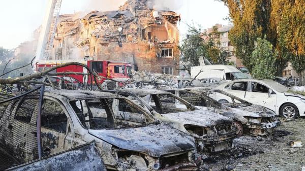 俄罗斯无人机和导弹大规模袭击乌克兰首都，致15人死亡48人受伤